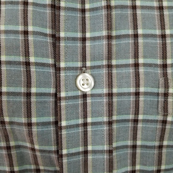 ORVIS Men's Long Sleeve Button Front Plaid Sz M - Picture 3 of 5
